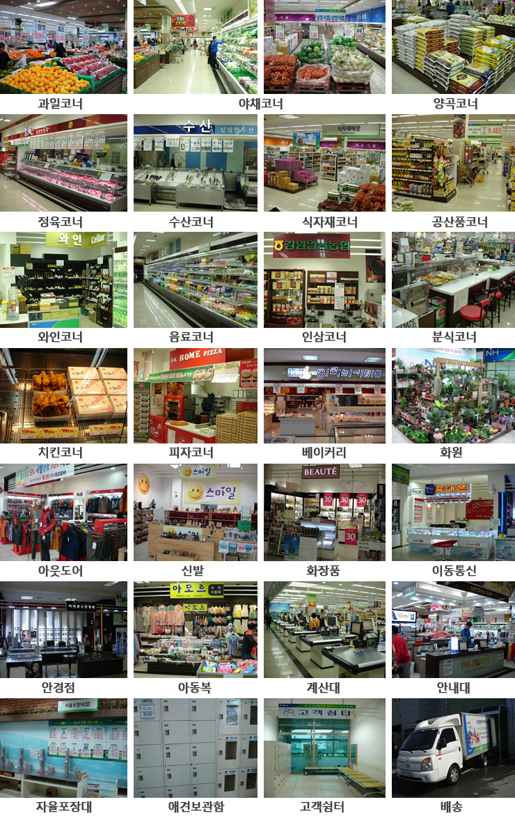 하나로마트 엑스포지점 안내